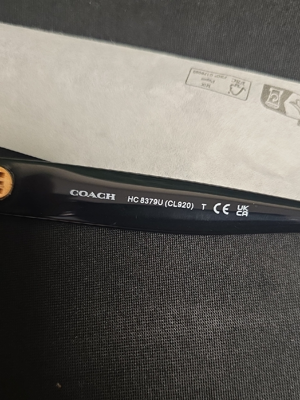 Coach HC8379U CL920 Sunglasses - Nwt - Picture 5 of 6